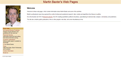 Desktop Screenshot of martinbaxter.co.uk